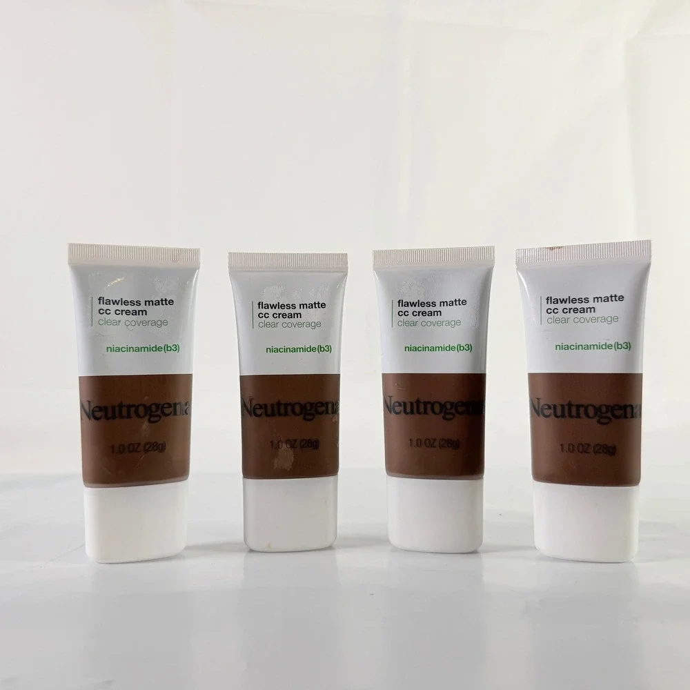 Neutrogena Clear Coverage CC Cream Truffle 9.5 Flawless Matte Lot of 4 New